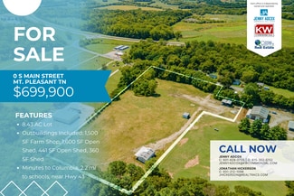 More details for 1081 S Main St, Mount Pleasant, TN - Land for Sale