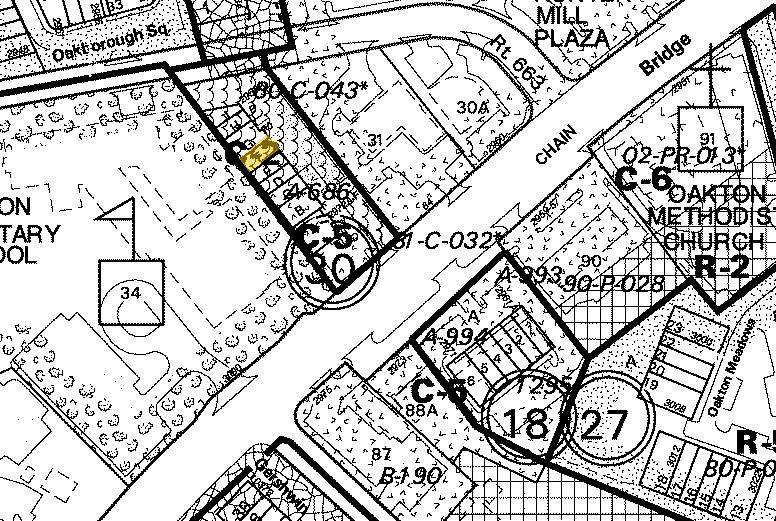 2968-2972 Chain Bridge Rd, Oakton, VA à vendre - Plan cadastral - Image 1 de 1