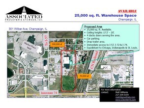 301 Wilber Ave, Champaign, IL - Aerial  map view