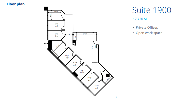 4950 Yonge St, Toronto, ON à louer Plan d’étage- Image 1 de 1
