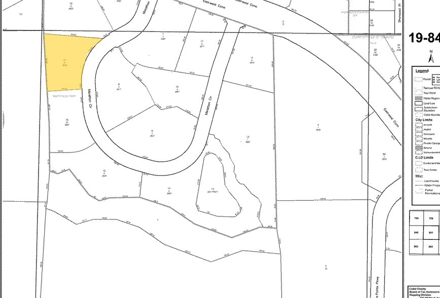 3612 Marathon Cir, Austell, GA for sale - Plat Map - Image 1 of 2