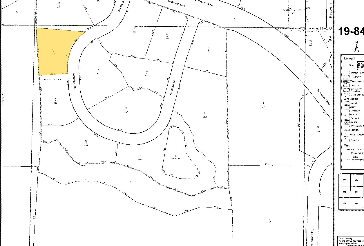 3612 Marathon Cir, Austell, GA à vendre Plan cadastral- Image 1 de 3