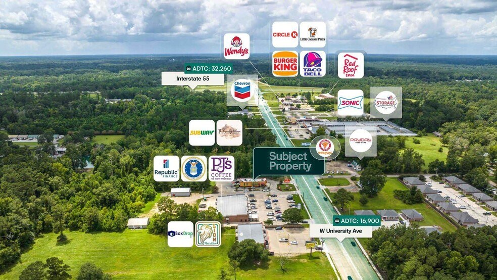 14274 University Ave, Hammond, LA à vendre - Photo du bâtiment - Image 3 de 3