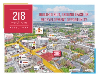 Plus de détails pour 218 Welch Ave, Ames, IA - Terrain à vendre