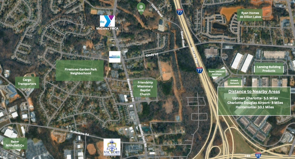 1932 Slater Rd, Charlotte, NC for sale - Aerial - Image 2 of 3