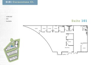 6185 Cornerstone Ct E, San Diego, CA for lease Floor Plan- Image 1 of 1