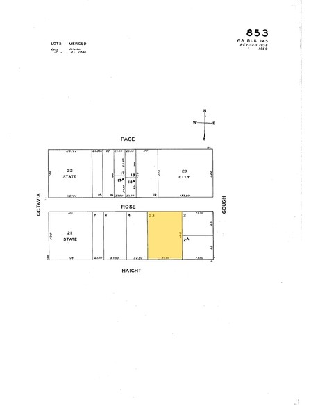 20 Haight St, San Francisco, CA à vendre - Plan cadastral - Image 2 de 3