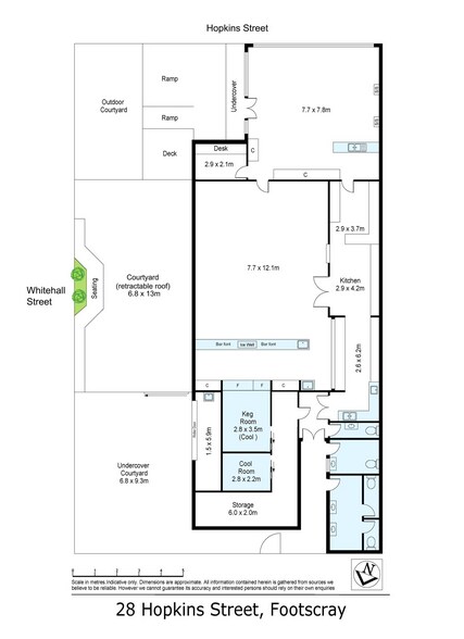 28 Hopkins St, Footscray for sale - Floor Plan - Image 1 of 2