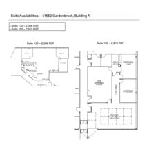 41650 Gardenbrook Rd, Novi, MI for lease Floor Plan- Image 1 of 1