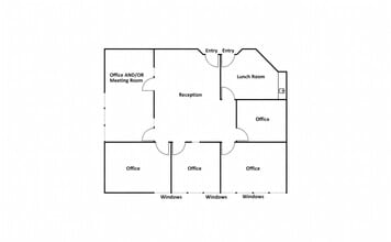 2050 W Chapman Ave, Orange, CA à louer Plan d’étage- Image 1 de 1