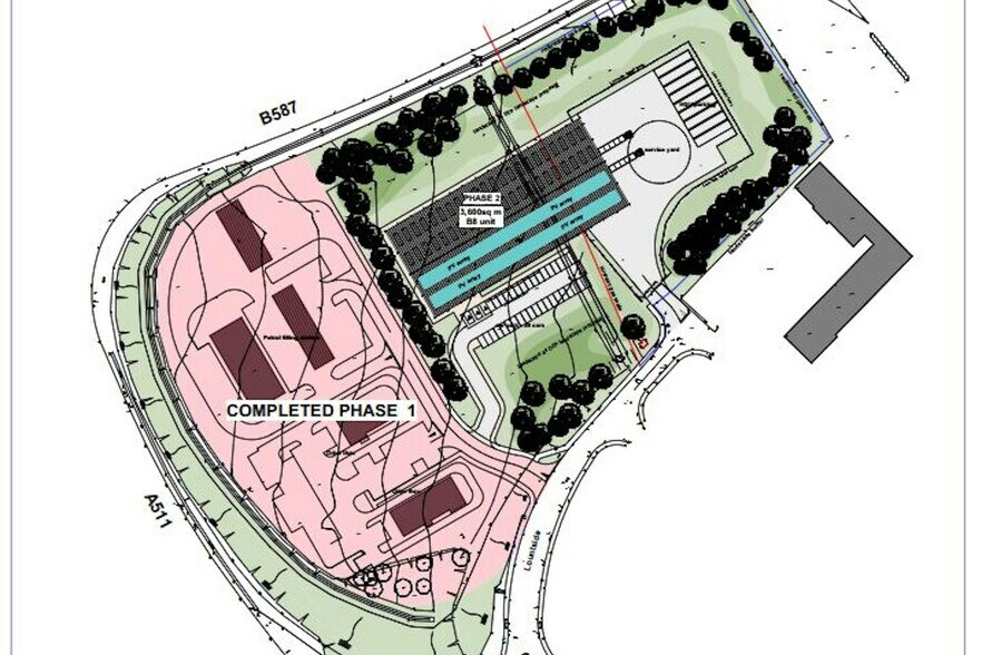 Flagstaff Island, Ashby De La Zouch for sale - Site Plan - Image 3 of 4