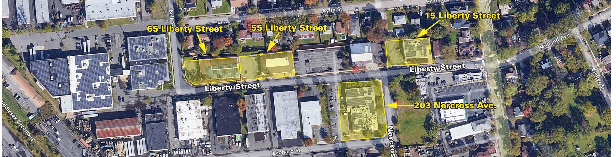15-55-65-68 Liberty Street, Metuchen, NJ portefeuille de 4 propriétés à vendre sur LoopNet.ca Photo du bâtiment- Image 1 de 8