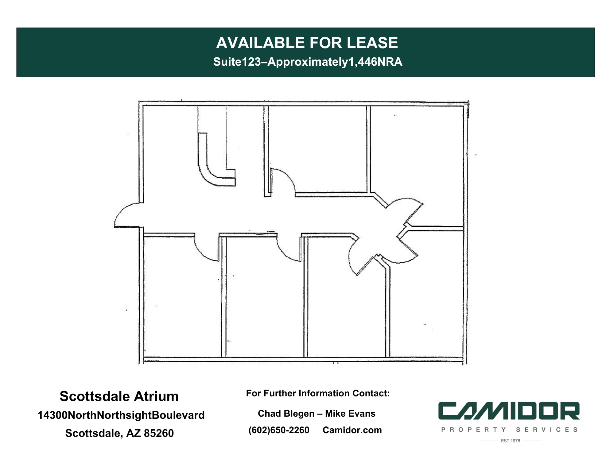 14300 N Northsight Blvd, Scottsdale, AZ for lease Floor Plan- Image 1 of 1