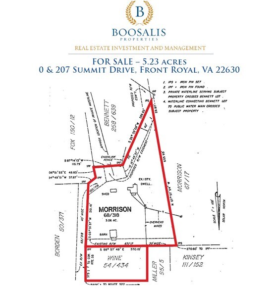 0 & 207 Summit Dr, Front Royal, VA à vendre - Plan cadastral - Image 3 de 4