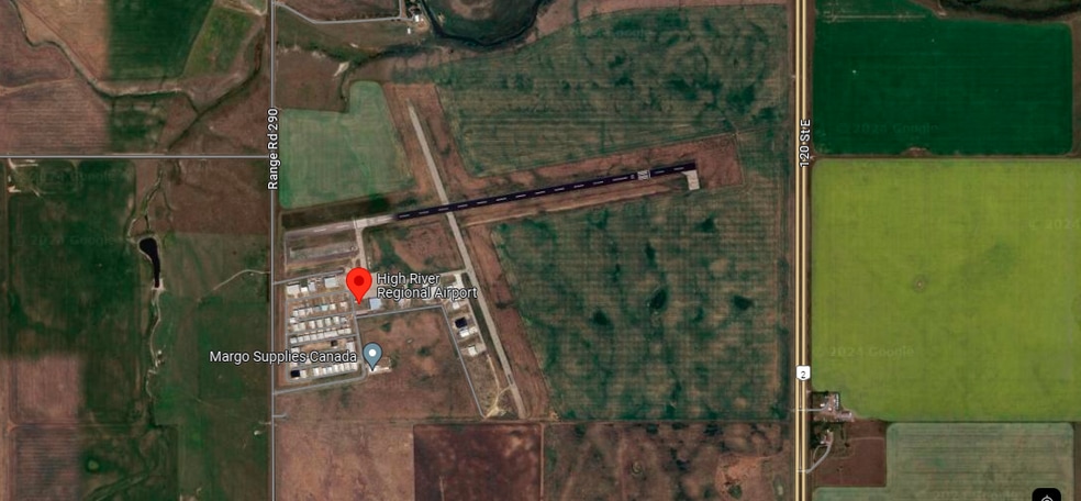 N1 North Airport close, High River, AB for sale - Aerial - Image 2 of 2