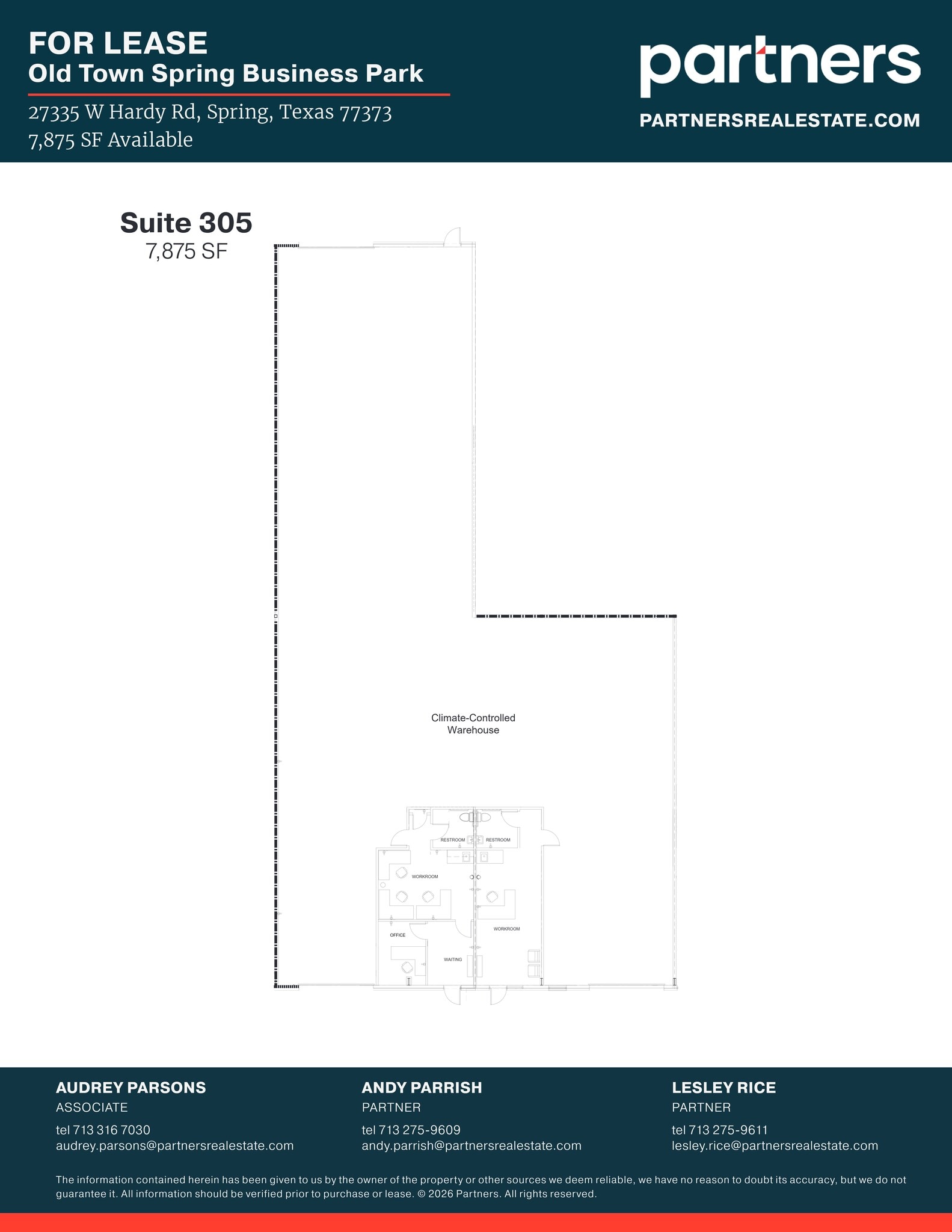 27347 W Hardy Rd, Spring, TX à louer Plan de site- Image 1 de 1