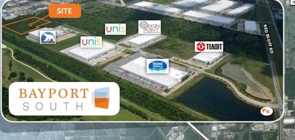 10591 Red Bluff Rd, Pasadena, TX - AÉRIEN Vue de la carte - Image1