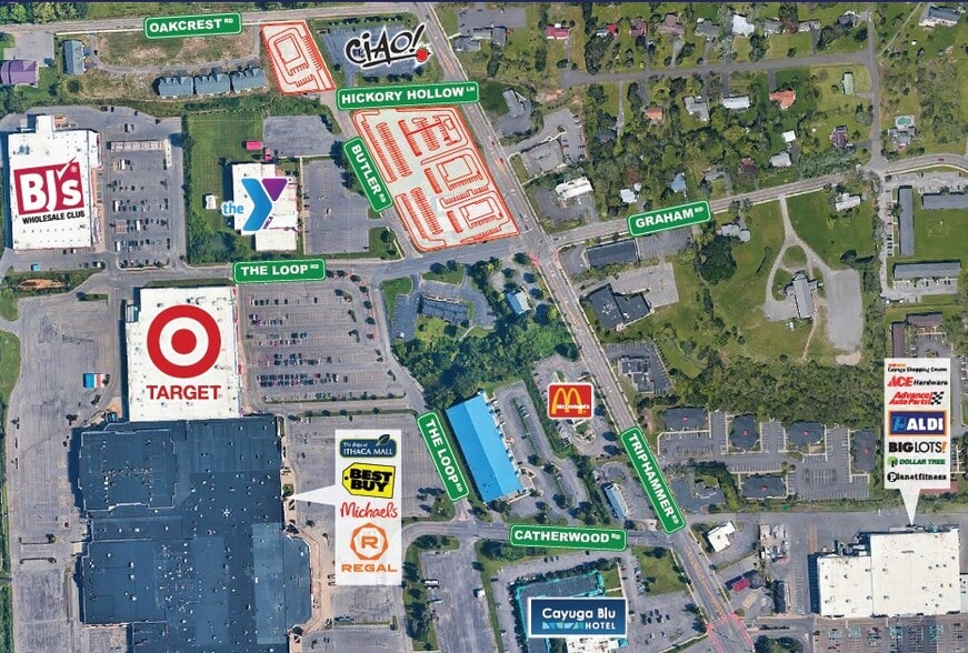 2384 N Triphammer Rd, Ithaca, NY à louer - Aérien - Image 1 de 2