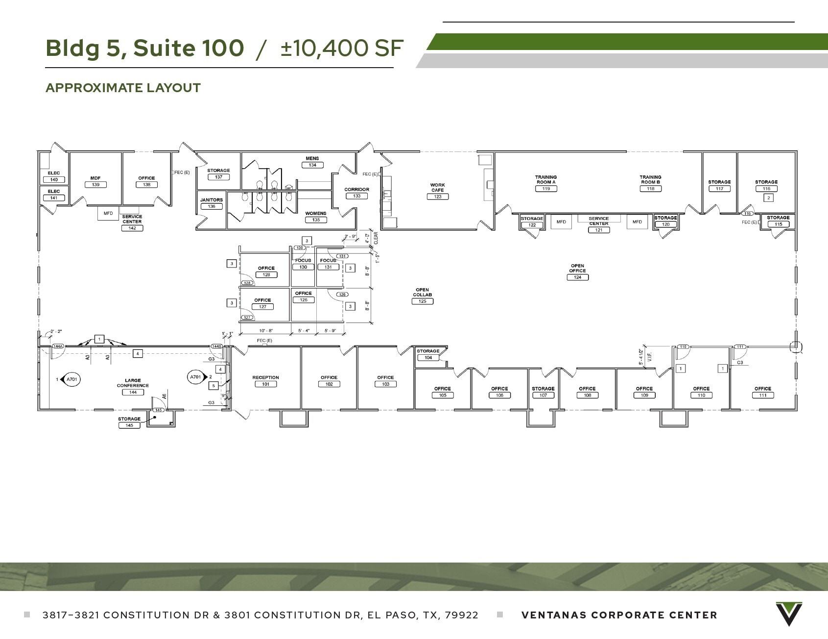 3821 Constitution Dr, El Paso, TX for lease Floor Plan- Image 1 of 1