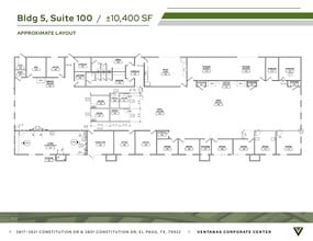 3821 Constitution Dr, El Paso, TX for lease Floor Plan- Image 1 of 1
