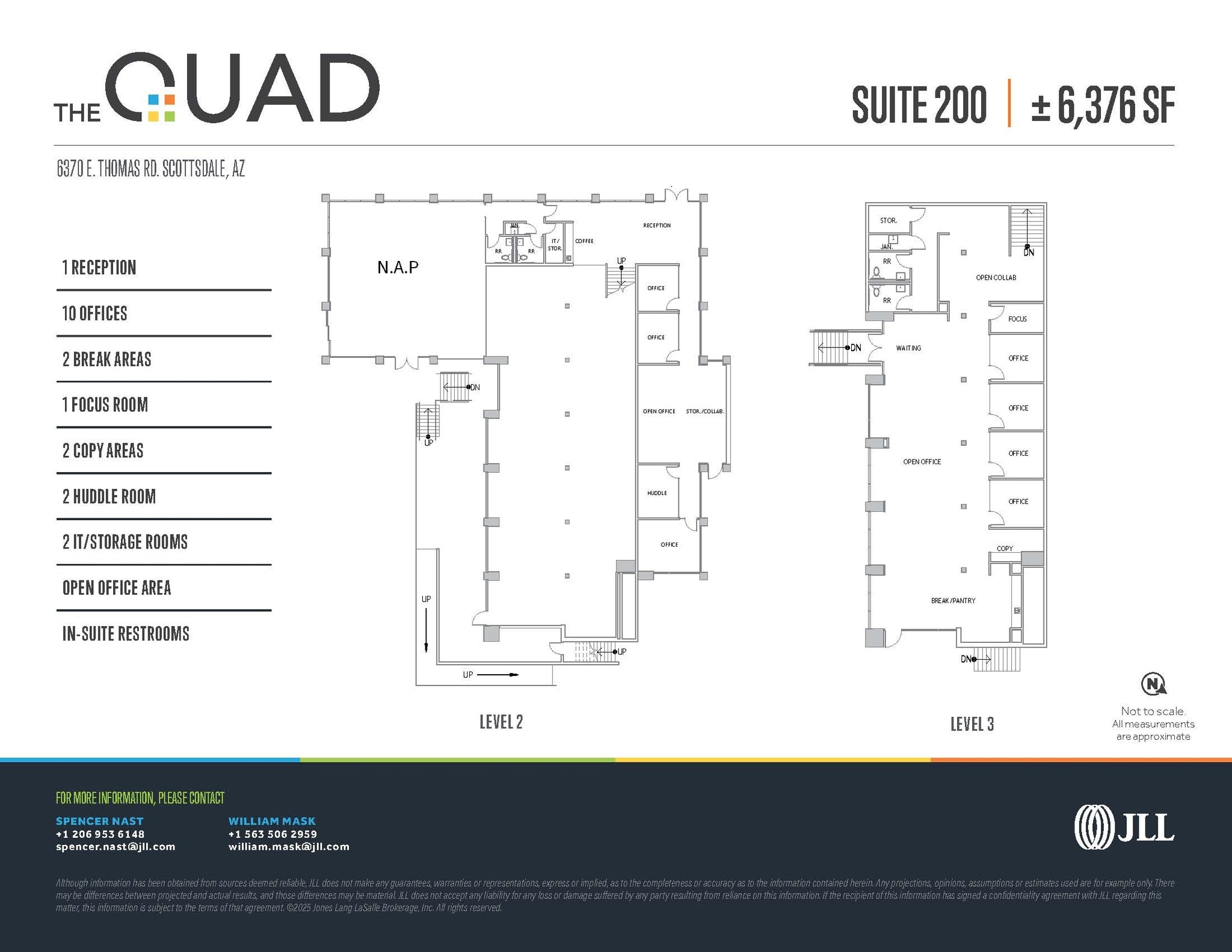 6320 E Thomas Rd, Scottsdale, AZ à louer Plan d’étage- Image 1 de 1