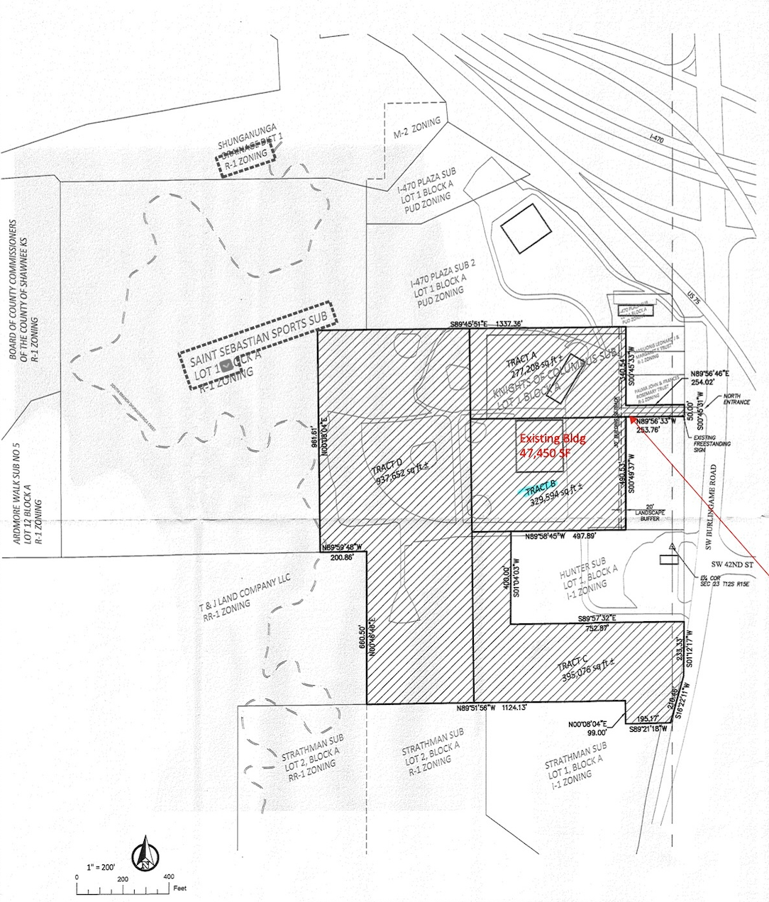 3909 SW Burlingame Rd, Topeka, KS for sale Site Plan- Image 1 of 2