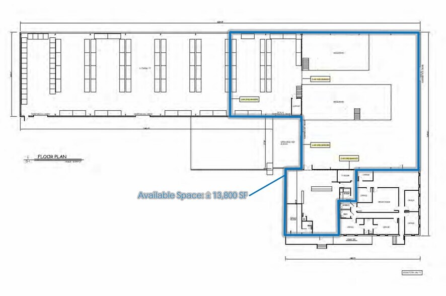 1325 Castle Hayne Rd, Wilmington, NC for lease - Floor Plan - Image 2 of 4