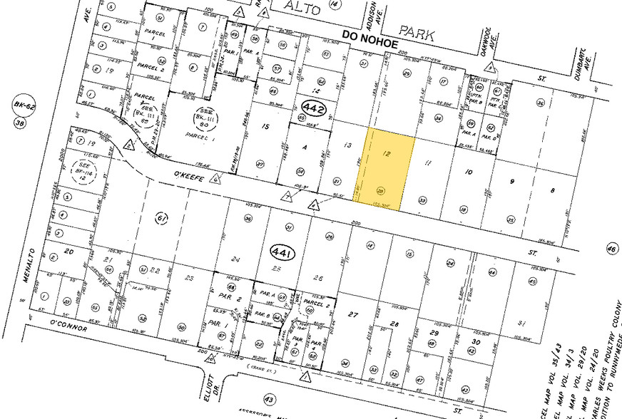 245 E Okeefe St, East Palo Alto, CA à vendre - Plan cadastral - Image 3 de 4