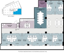 1150 Connecticut Ave NW, Washington, DC for lease Floor Plan- Image 1 of 1
