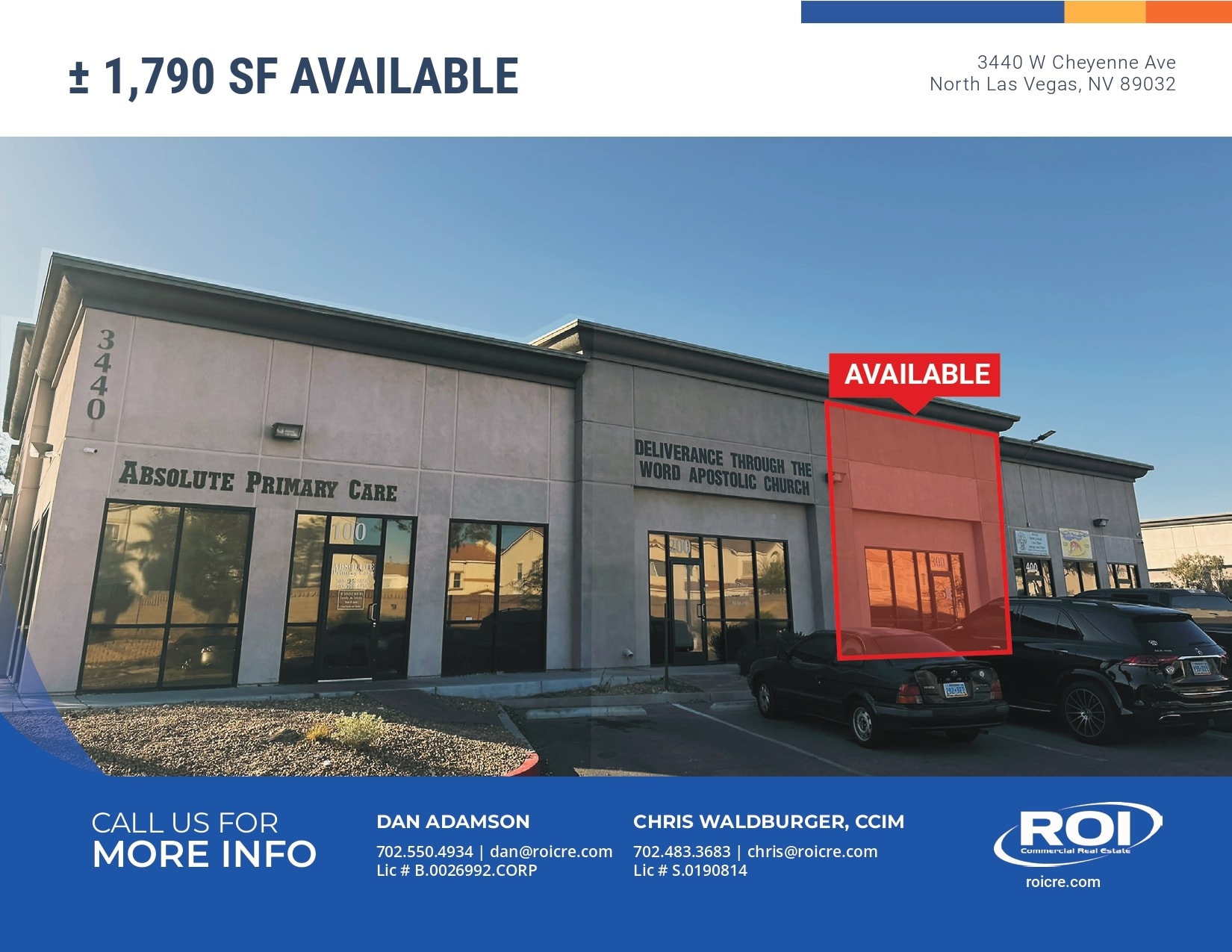 3440 W Cheyenne Ave, North Las Vegas, NV for lease Primary Photo- Image 1 of 8