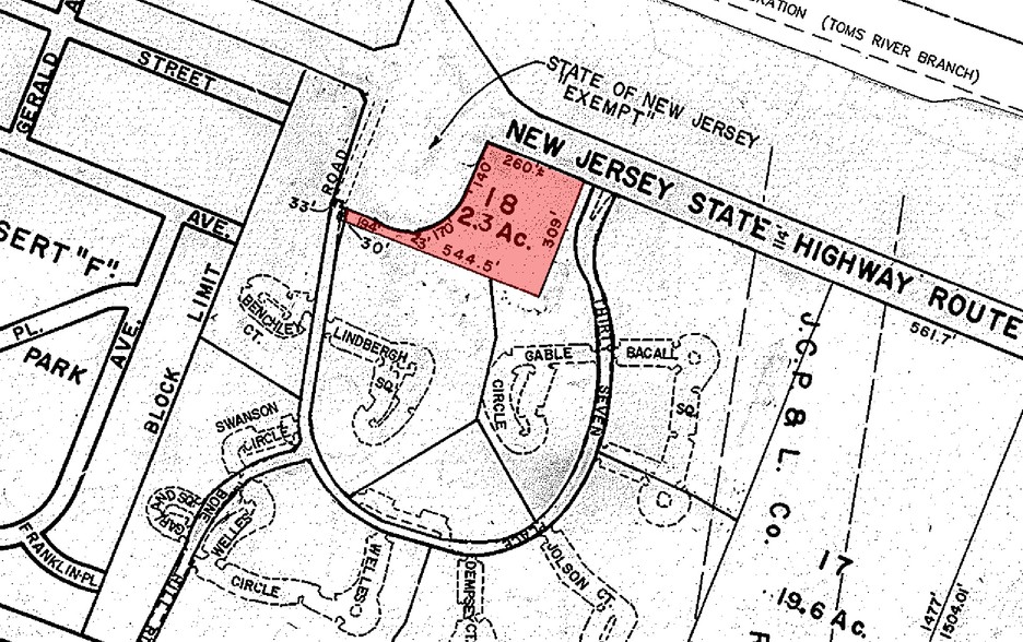 2265 W Route 37, Manchester Township, NJ à vendre - Plan cadastral - Image 2 de 5