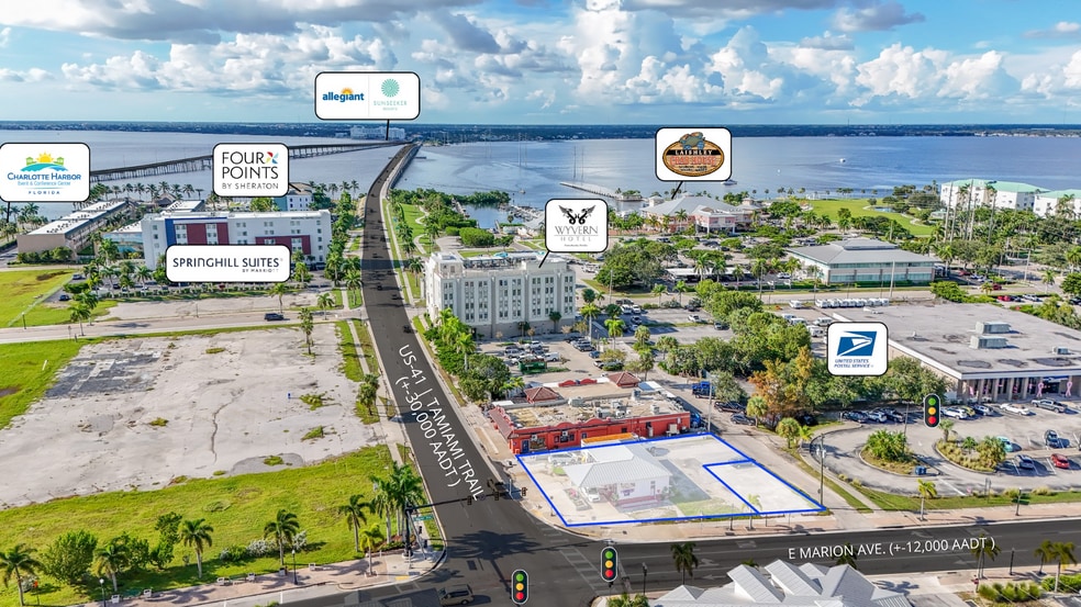108 E Marion Ave, Punta Gorda, FL for sale - Aerial - Image 2 of 12