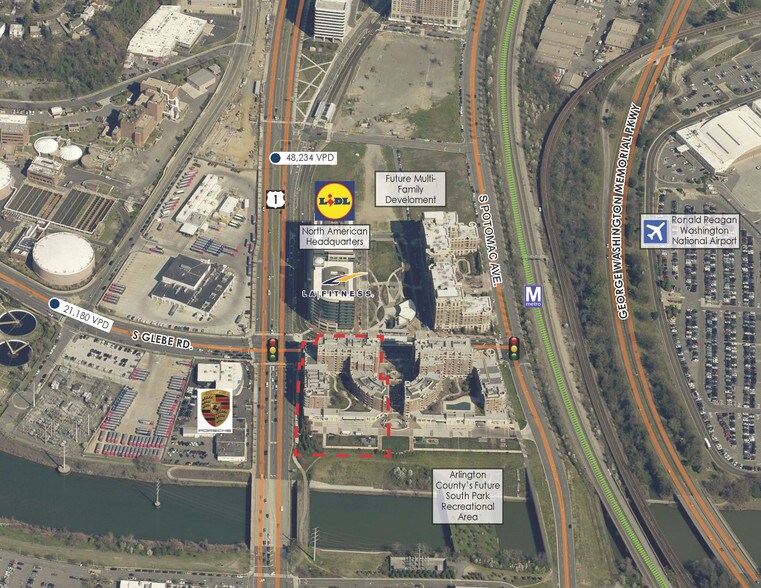3600 S Glebe Rd, Arlington, VA à louer - Aérien - Image 3 de 13