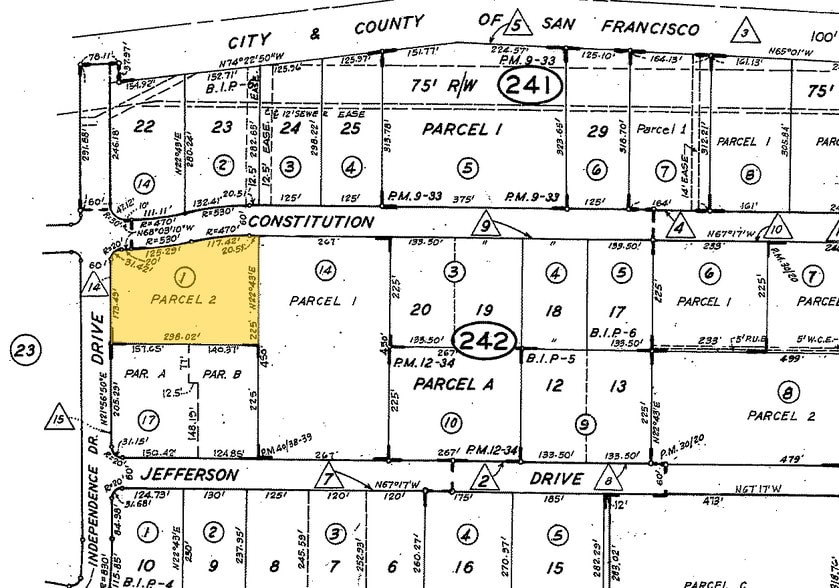 162 Constitution Dr, Menlo Park, CA for lease - Plat Map - Image 2 of 2
