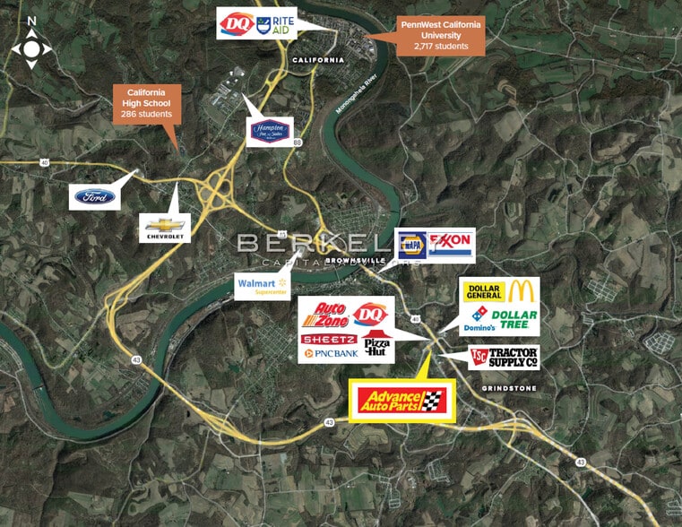 6011 National Pike, Grindstone, PA for sale - Building Photo - Image 3 of 5