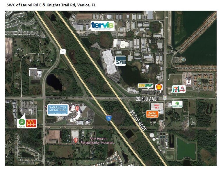 3498 Laurel Rd E, North Venice, FL à louer - Aérien - Image 2 de 2