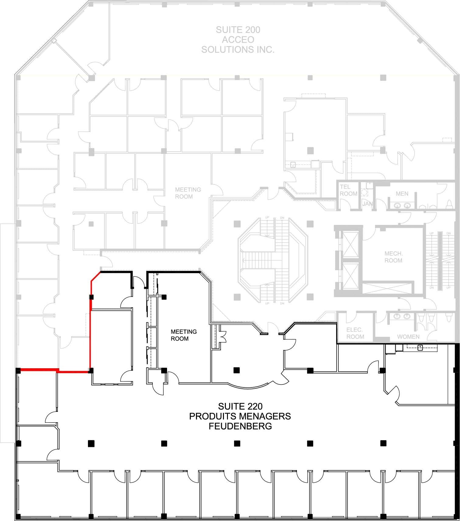 666 Boul Saint-Martin O, Laval, QC à louer Plan d’étage- Image 1 de 7