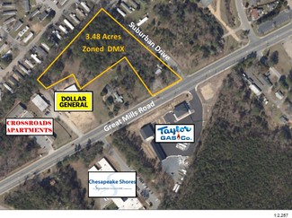 Plus de détails pour 21437 Great Mills Rd, Lexington Park, MD - Terrain à vendre