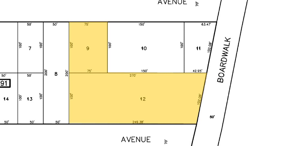 423 E 23rd Ave, Wildwood, NJ à vendre - Plan cadastral - Image 1 de 1