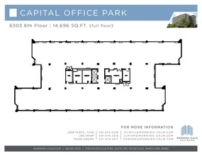 6303 Ivy Ln, Greenbelt, MD à louer Plan d  tage- Image 1 de 6