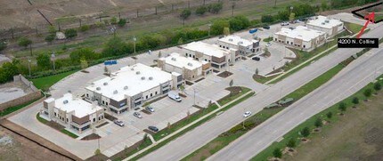 4200 N Collins St, Arlington, TX - AERIAL map view