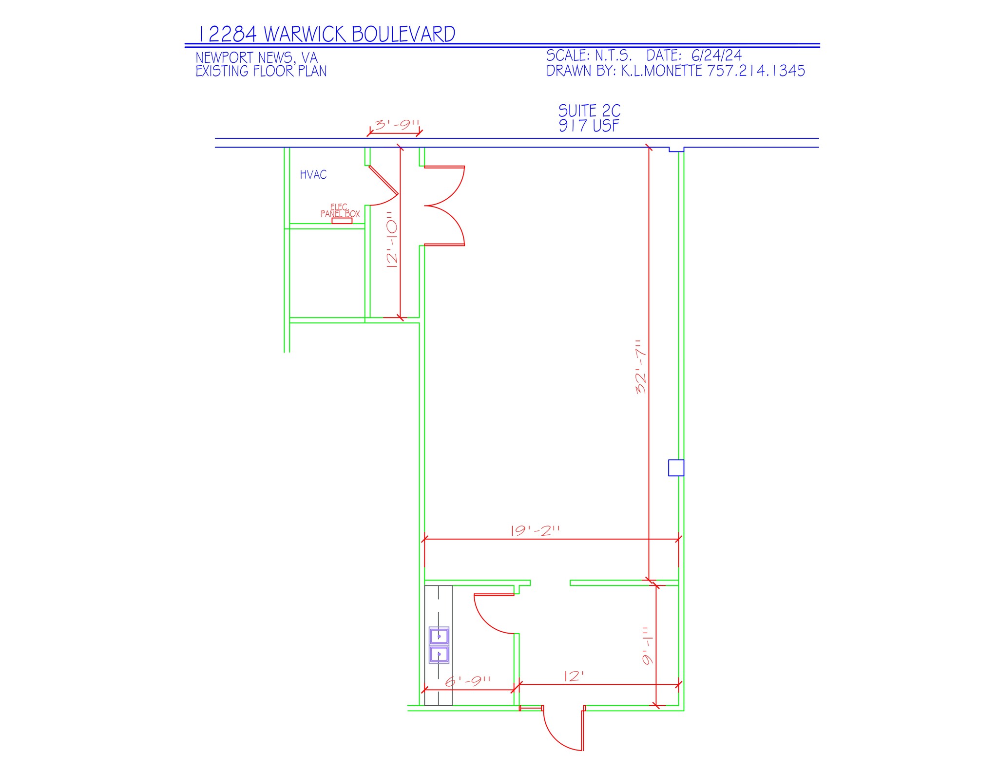 12284 Warwick Blvd, Newport News, VA à louer Plan de site- Image 1 de 5