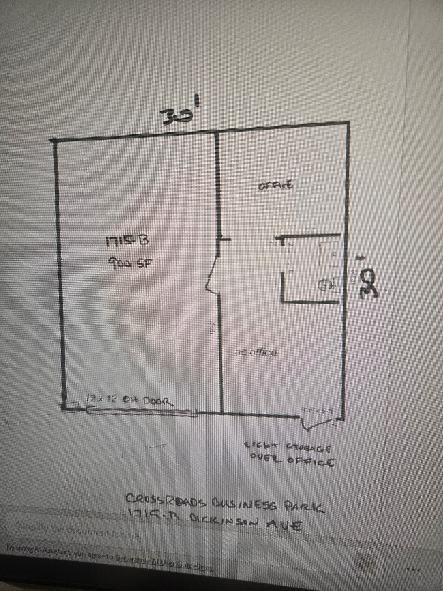 1715 Dickinson Ave, League City, TX à louer Plan d’étage- Image 1 de 1