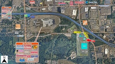 3951-3971 Joslyn Rd, Auburn Hills, MI - AERIAL  map view - Image1