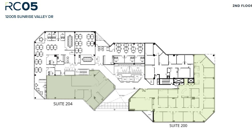 12001 Sunrise Valley Dr, Reston, VA à louer Plan d  tage- Image 1 de 1