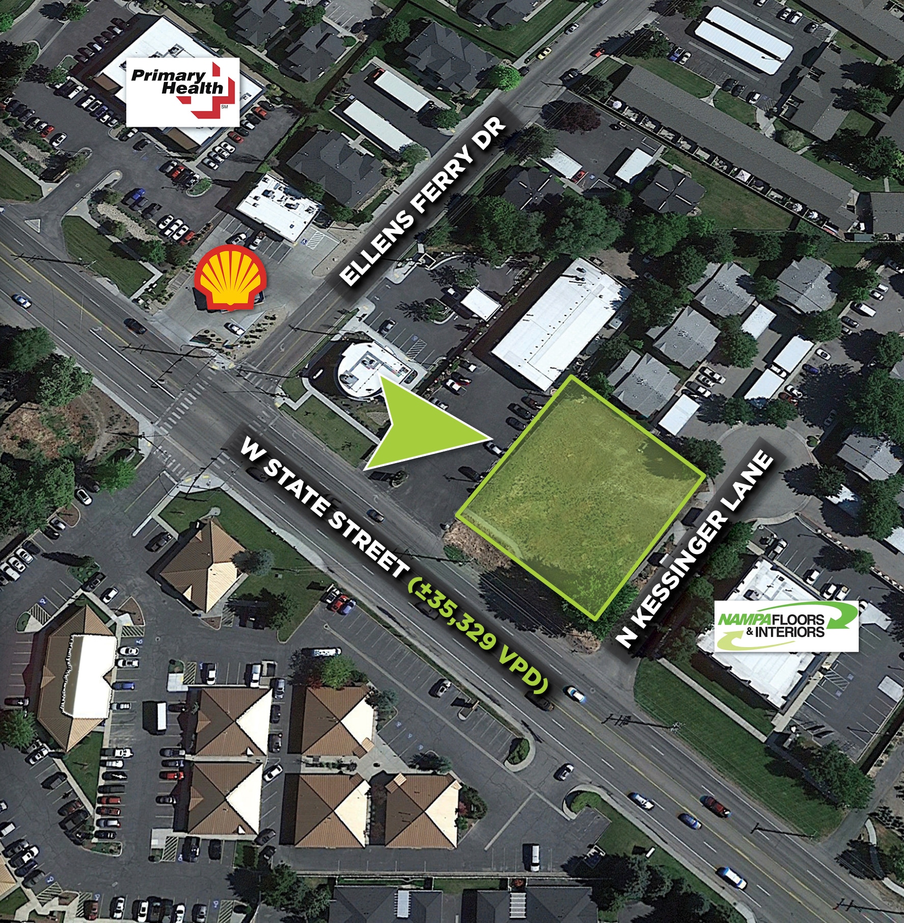 4217 N Kessinger Ln, Boise, ID for sale Aerial- Image 1 of 3