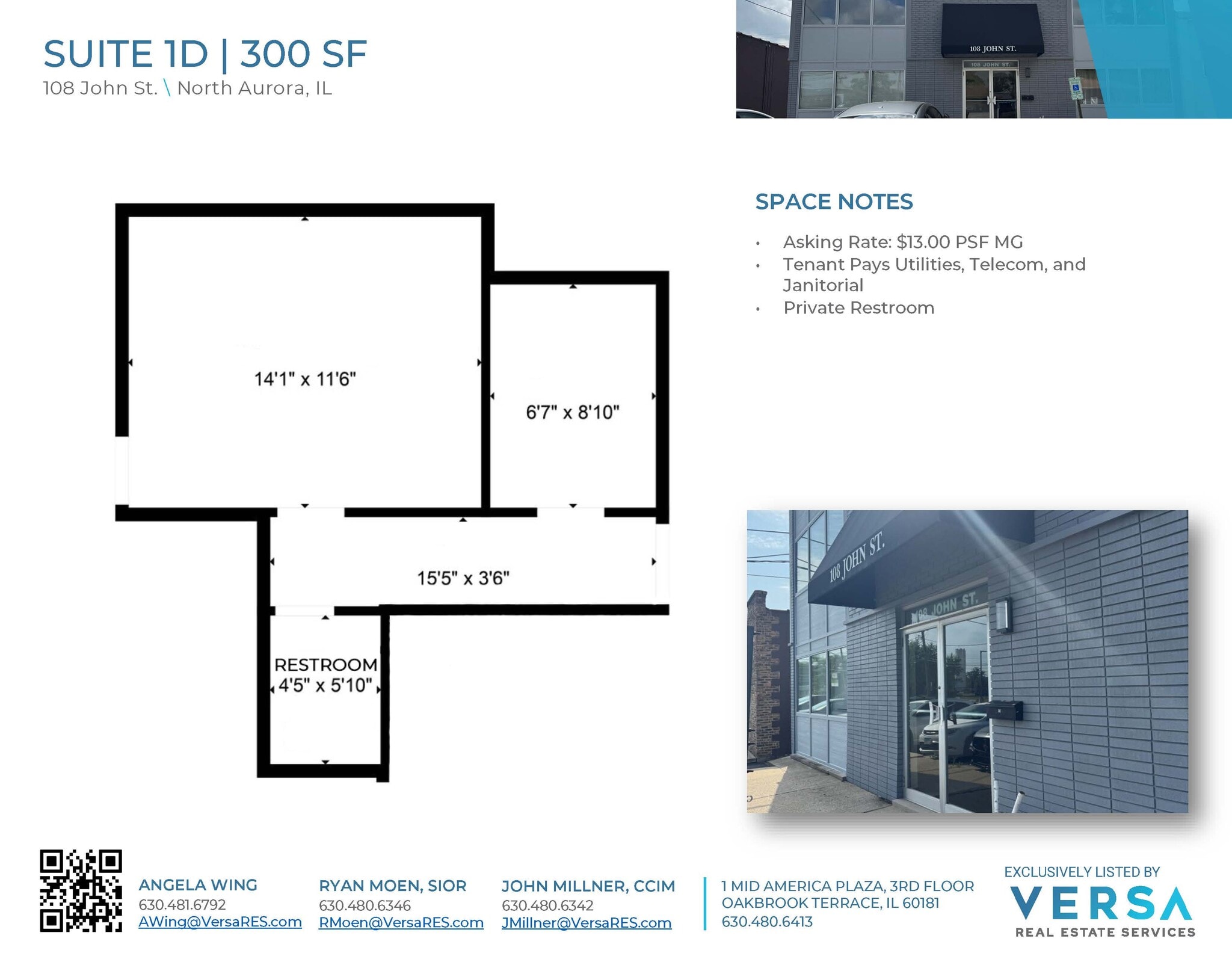 108 John St, North Aurora, IL for lease Interior Photo- Image 1 of 1