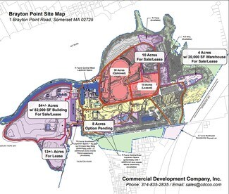 Plus de détails pour 1 Brayton Point Road, Somerset, MA - Terrain à vendre