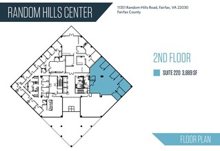 11351 Random Hills Rd, Fairfax, VA à louer Plan d  tage- Image 1 de 1