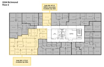 3334 Richmond Ave, Houston, TX for lease Floor Plan- Image 1 of 1